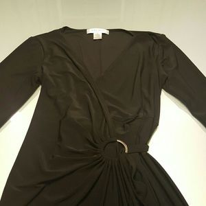 Stunning Black Nine West Wrap Around Dress
